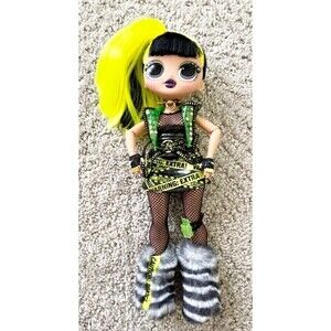LOL Surprise OMG Remix Super Sonix Rock Bhad Gurl Doll ONLY Neon/Black Hair